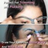 8 In 1 Reusable Eyebrow Stencil Beauty Makeup Brow Stamp Template Eyebrows Shape Tools - Image 6
