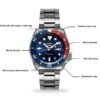 Original SEIKO Watch 5 Sports Series automatic Waterproof Steel Band Round Rotatable Quartz Classic Fashion Wristwatches - Image 7