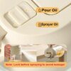 2 in 1 500ml Oil Spray for Kitchen Spray Oil Bottle Oil Washer Vinegar Soy Sauce Sprayer Containers - Image 4