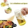 2 in 1 500ml Oil Spray for Kitchen Spray Oil Bottle Oil Washer Vinegar Soy Sauce Sprayer Containers - Image 2