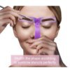 8 In 1 Reusable Eyebrow Stencil Beauty Makeup Brow Stamp Template Eyebrows Shape Tools - Image 4