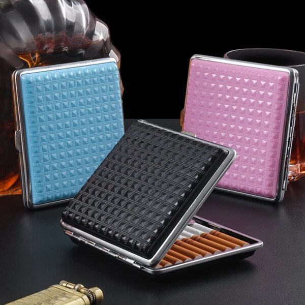 20 Portable Cigarette Case Anti-crush Moisture-proof Plastic Men and Women Cigarette Clip Accessories