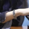 New 925 Sterling Silver Treasure Blue Purple Stone Bracelet Bangle For Woman Girl Fashion Jewelry Gift - Image 4