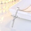 New 925 Sterling Silver Necklace Pendant AAA Zircon For Women Fashion Clavicle Chain Necklaces Wedding Party Jewelry Gift - Image 5