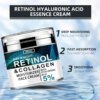 Collagen Retinol Hyaluronic Acid Cream, Retinol and Collagen Face Cream, 50g - Image 3