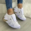 2022 New Breathable Vulcanized Shoes Women Casual Platform Sneakers - Image 6
