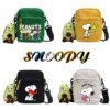Snoopy Canvas Bag Men Women Canvas Small Square Bags Shoulder Crossbody Pocket - Image 2