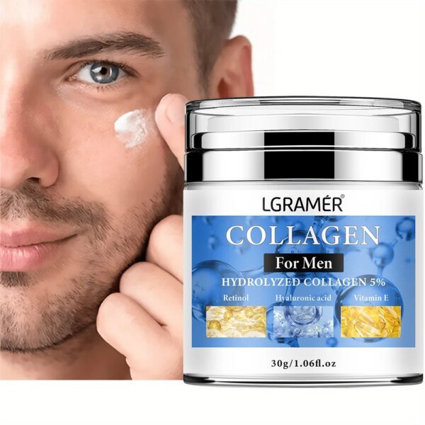 Anti-wrinkle Cream For Men Remove Face & Neck Wrinkles Firming Moisturizing Skin Retinol Face Cream Anti-aging Facial Treatment, 30g, 60g