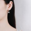 925 Sterling Silver 1 Carat Moissanite Round Earrings Luxurious Gift For Women - Image 6