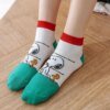 5pcs Knitted Socks Cartoon Snoopy Anime Men Women Straight Socks - Image 6
