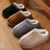 winter 2024 warm fluffy Woman slippers soft bottom non slip thick plush clogs - Image 7