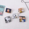 5pcs Knitted Socks Cartoon Snoopy Anime Men Women Straight Socks - Image 4