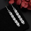 925 Sterling Silver Charms Earrings Necklace Bracelet Love Jewelry Cute for Women Chain Set - Image 6