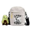 Snoopy Canvas Bag Men Women Canvas Small Square Bags Shoulder Crossbody Pocket - Image 7