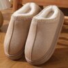 winter 2024 warm fluffy Woman slippers soft bottom non slip thick plush clogs - Image 6