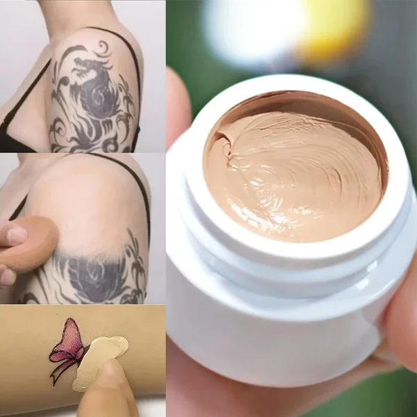 High Definition Concealer Waterproof Full Coverage Concealer For Tattoos Scars All Skin Tones Types