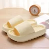 Women's Thick Platform Cloud Slippers EVA Soft Sole Pillow Slides Summer Beach Flip Flops Slippers - Image 6