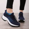 Women's Walking Shoes Fashion Sock Sneakers Mesh Breathe Comfortable Casual Platform Loafers Non-Slip Elevator - Image 6