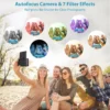 4K Digital Camera, 64MP Vlogging Camera 18X DigItal Zoom & Autofocus, 3'' 180°Flip Screen, Travel Selfie for YouTube with Flash - Image 5
