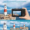 4K Digital Camera, 64MP Vlogging Camera 18X DigItal Zoom & Autofocus, 3'' 180°Flip Screen, Travel Selfie for YouTube with Flash - Image 2