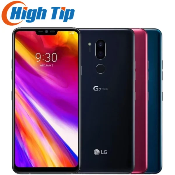 Unlocked LG G7 ThinQ G710N /G710VM 4GB+64GB Snapdragon 845 4G LTE Android Octa Core Rear Camera Dual 16MP 6.1" Mobile Phone -- Refurbished