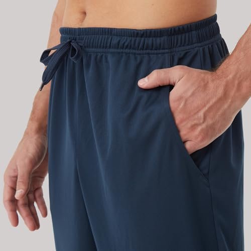 DWUGD'L 3 Pack Sweatpants for Men Loose Fit Mens Athletic Pants with Pockets Mesh Open Bottom Workout Jogging Casual Pants Set 3: Pack - Image 5