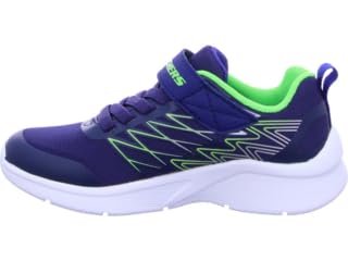 Skechers Boys' Microspec - Texlor Sneaker, Navy/Lime, 9 Toddler - Image 10