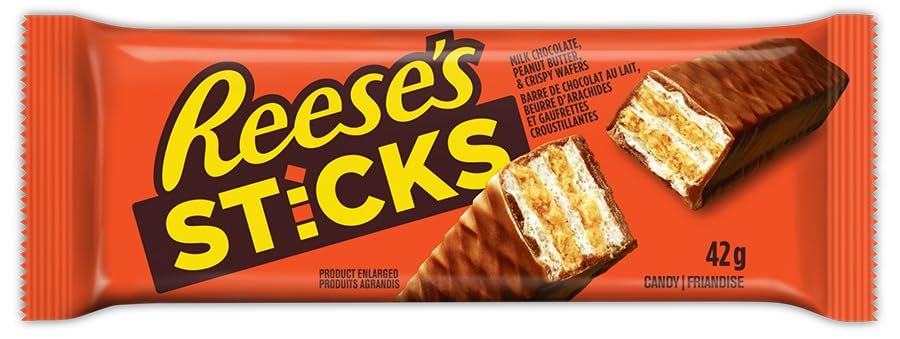 Reese's Lovers Gift Box, Assorted Chocolate Peanut Butter Bars, 535g (8 Assorted Bars) – Valentine's Day Gift for Chocolate Lovers - Image 5