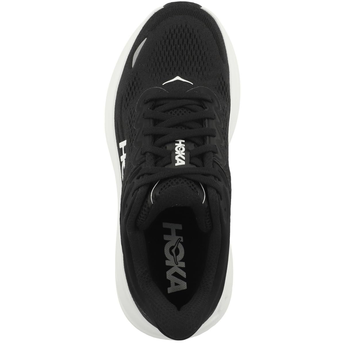Hoka Women's Bondi 9 Black/White 9.5 Medium - Image 6