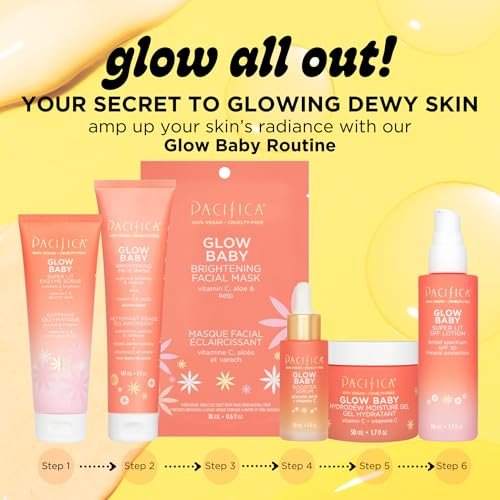 Pacifica Glow Baby Hydrodew Gel Moisturizer – Vitamin C & Niacinamide Dewy Face Gel for Glowing Skin, Lightweight Oil-Free Daily Moisturizer for Brightening & Hydration, Vegan & Clean Beauty Formula - Image 8