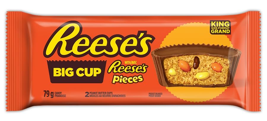 Reese's Lovers Gift Box, Assorted Chocolate Peanut Butter Bars, 535g (8 Assorted Bars) – Valentine's Day Gift for Chocolate Lovers - Image 4