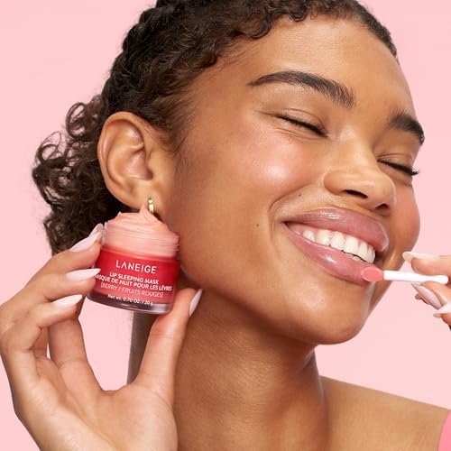 LANEIGE Dreamy Lip Kit: Lip Sleeping Mask Berry, Sweet Candy, Mango, and Peach Iced Tea, Nourish, Hydrate, Vitamin C, Shea Butter, Coconut Oil - Image 8