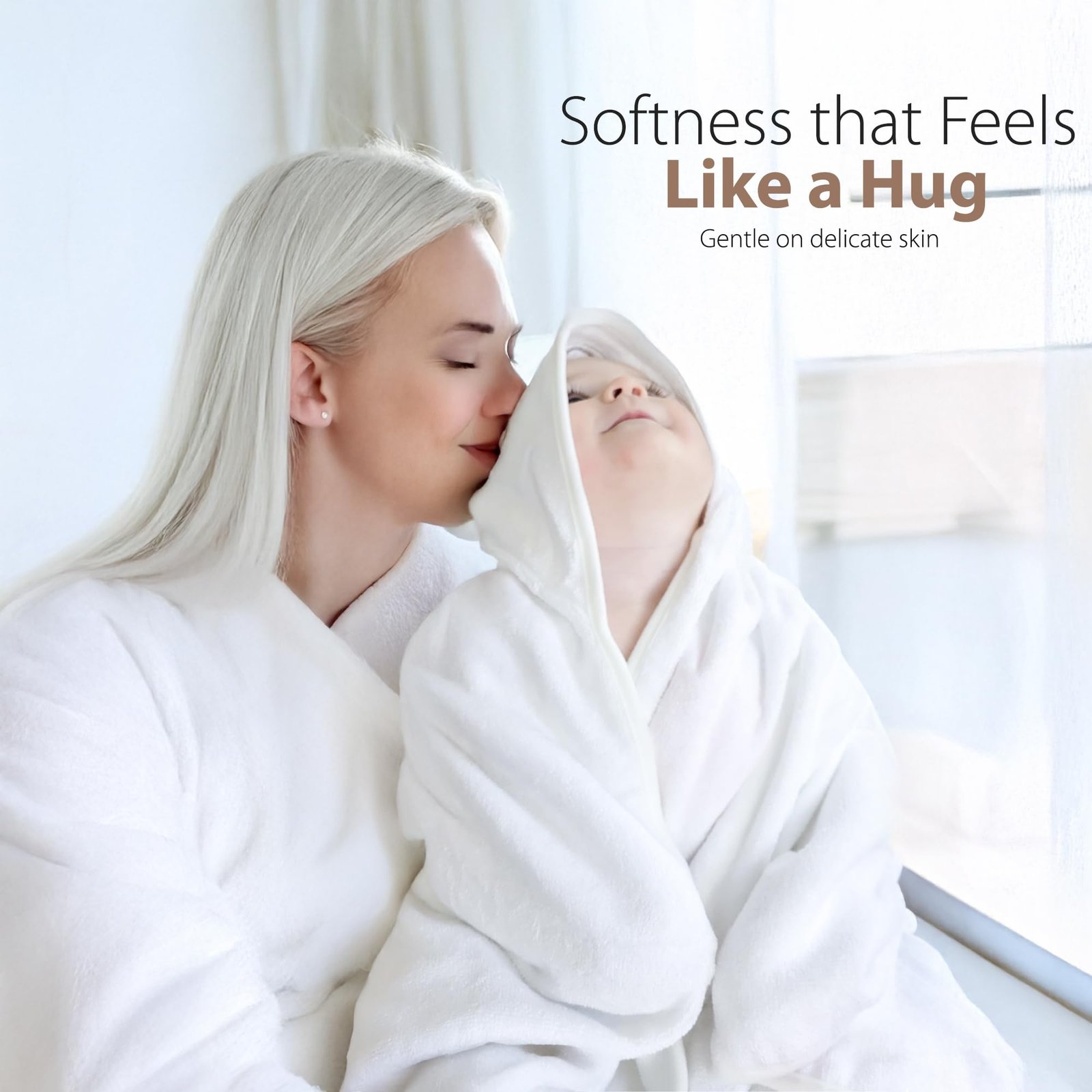 Premium Ultra Soft Organic Bamboo Baby Hooded Towel with Unique Design – Hypoallergenic Baby Towels for Infant and Toddler – Suitable as Baby Gifts - Image 9