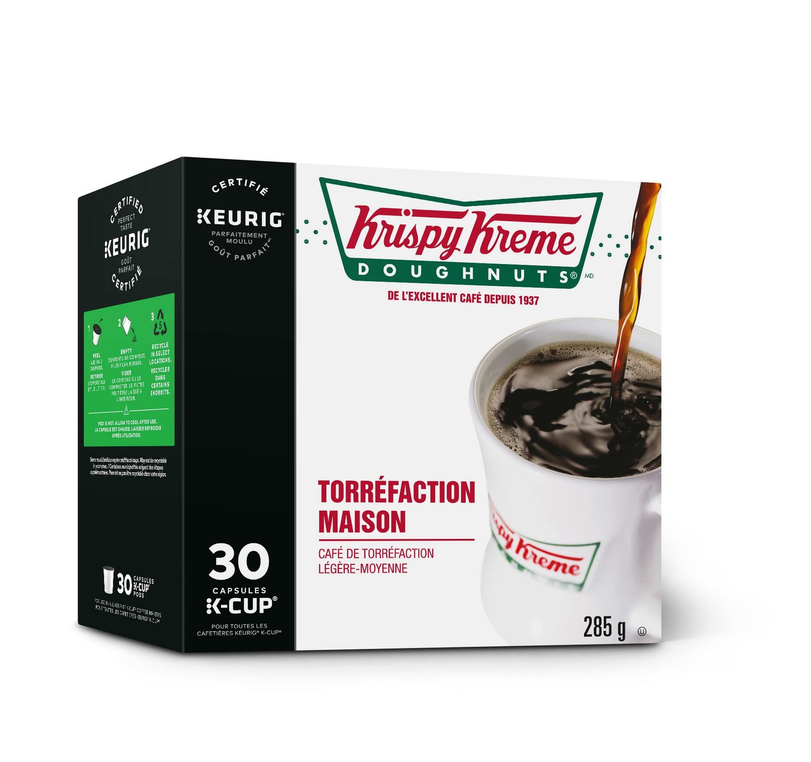Krispy Kreme Doughnuts Smooth House Roast Single Serve Keurig Certified K-Cup pods for Keurig brewers, 30 Count (Pack of 1) - Image 4