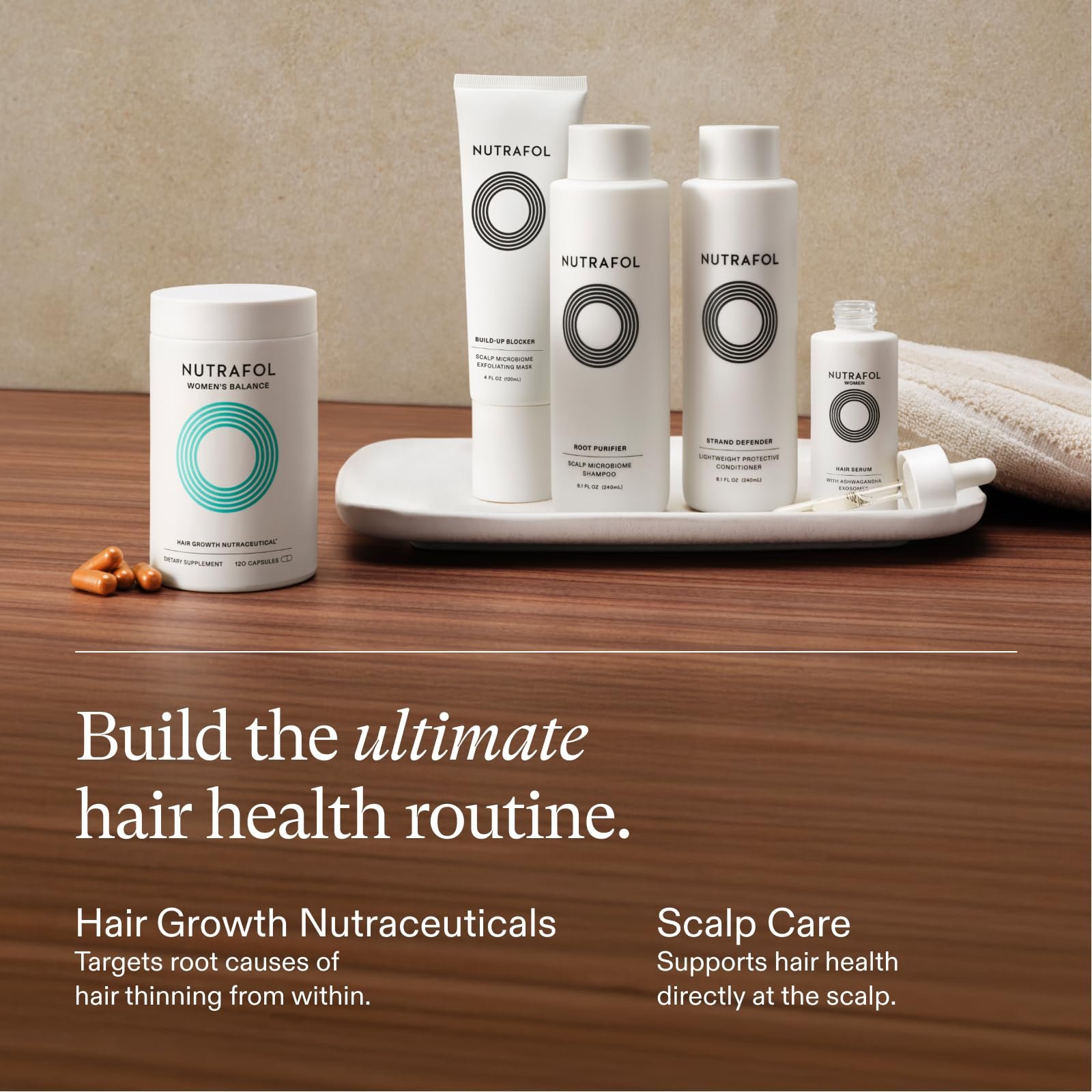 Nutrafol Women's Balance Hair Growth Supplements, Ages 45 and Up, Clinically Proven for Visibly Thicker Hair and Scalp Coverage, Dermatologist Recommended - 1 Month Supply - Image 4