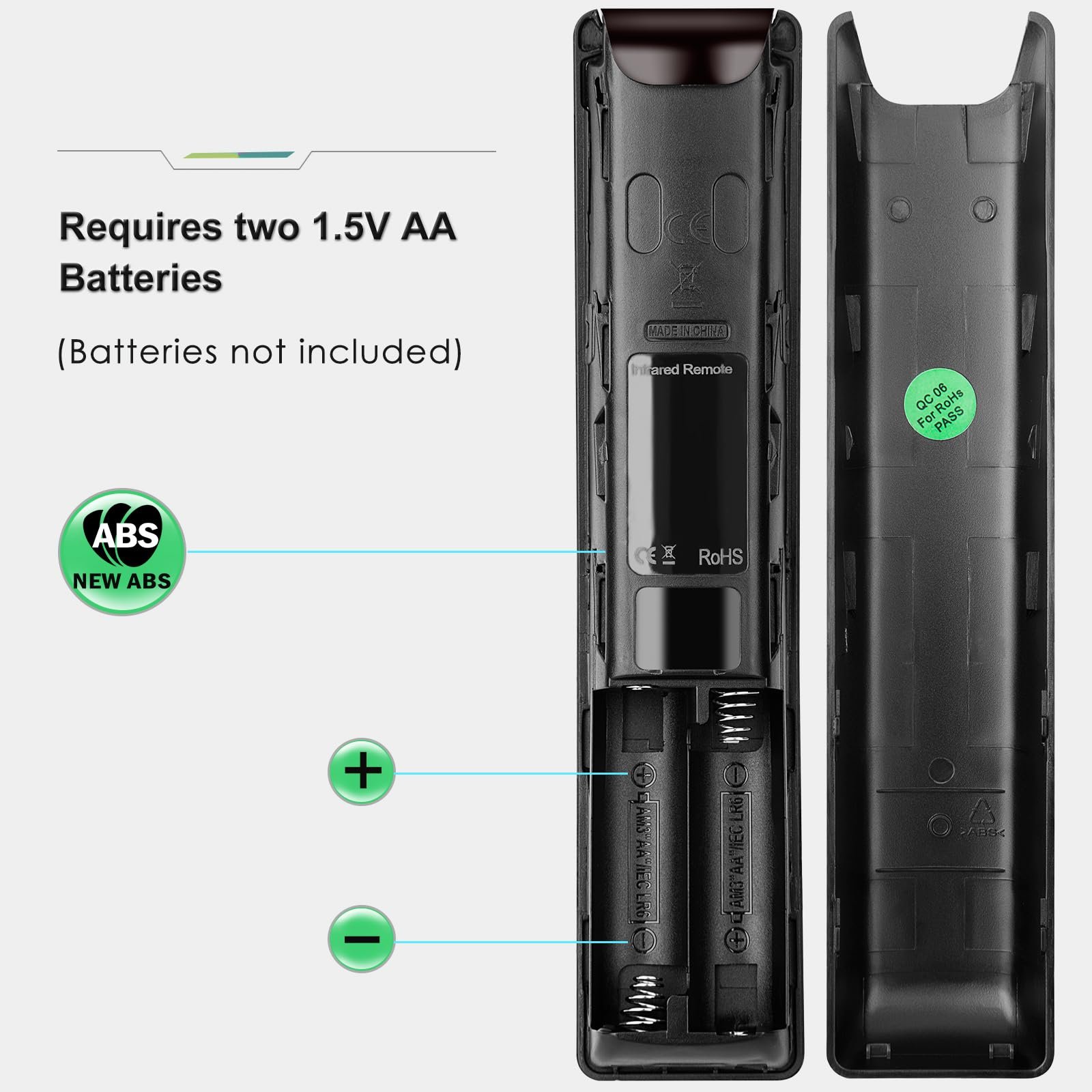 (Pack of 2) Universal Remote Control for Samsung TV Remotes Control Replacement Solar Series 8 LED LCD QLED Frame 4K 8K UHD HDTV Curved Monitor Smart - Image 4