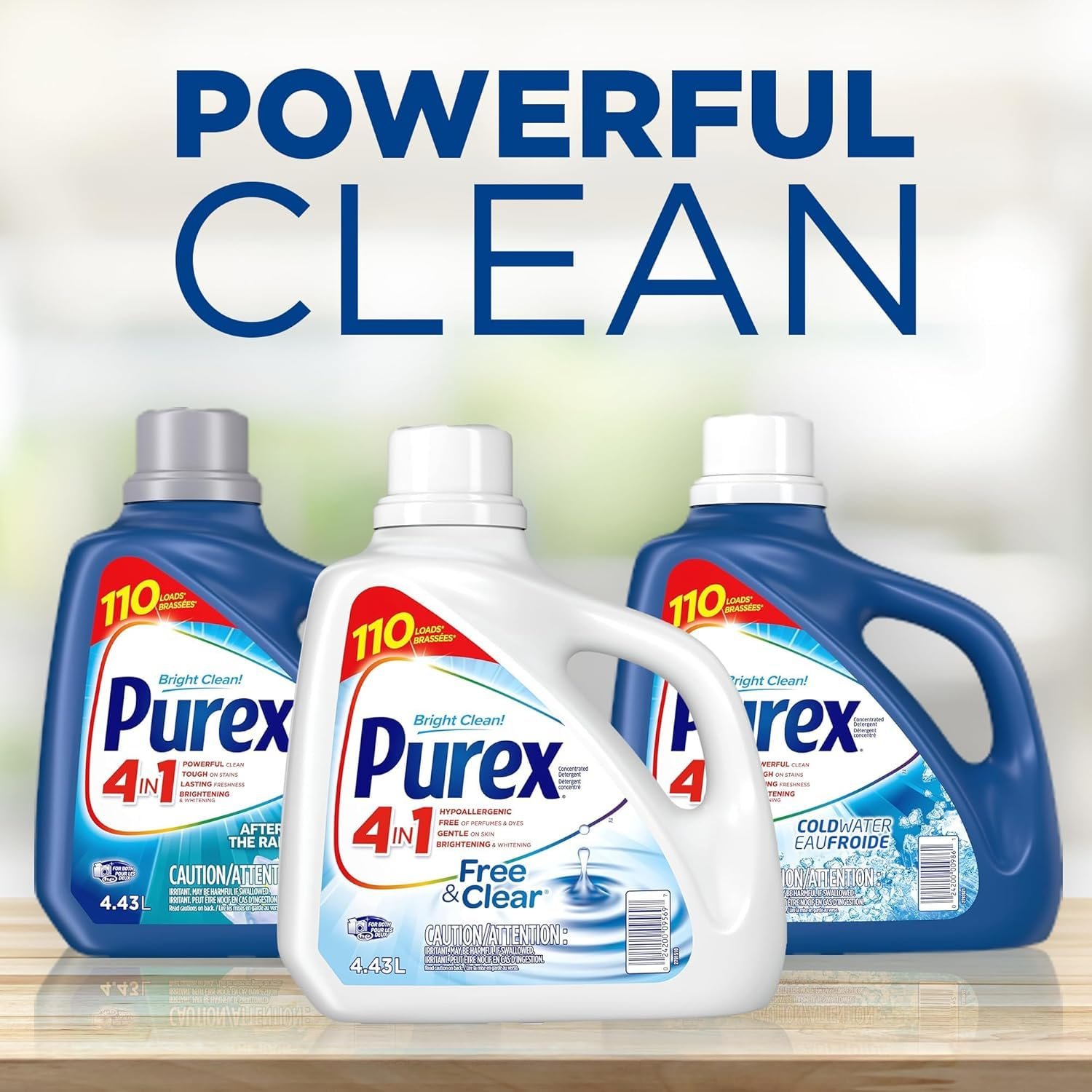 Purex Free and Clear Liquid Detergent for Sensitive Skin, 4.43 Liters (Packaging May Vary) - Image 8