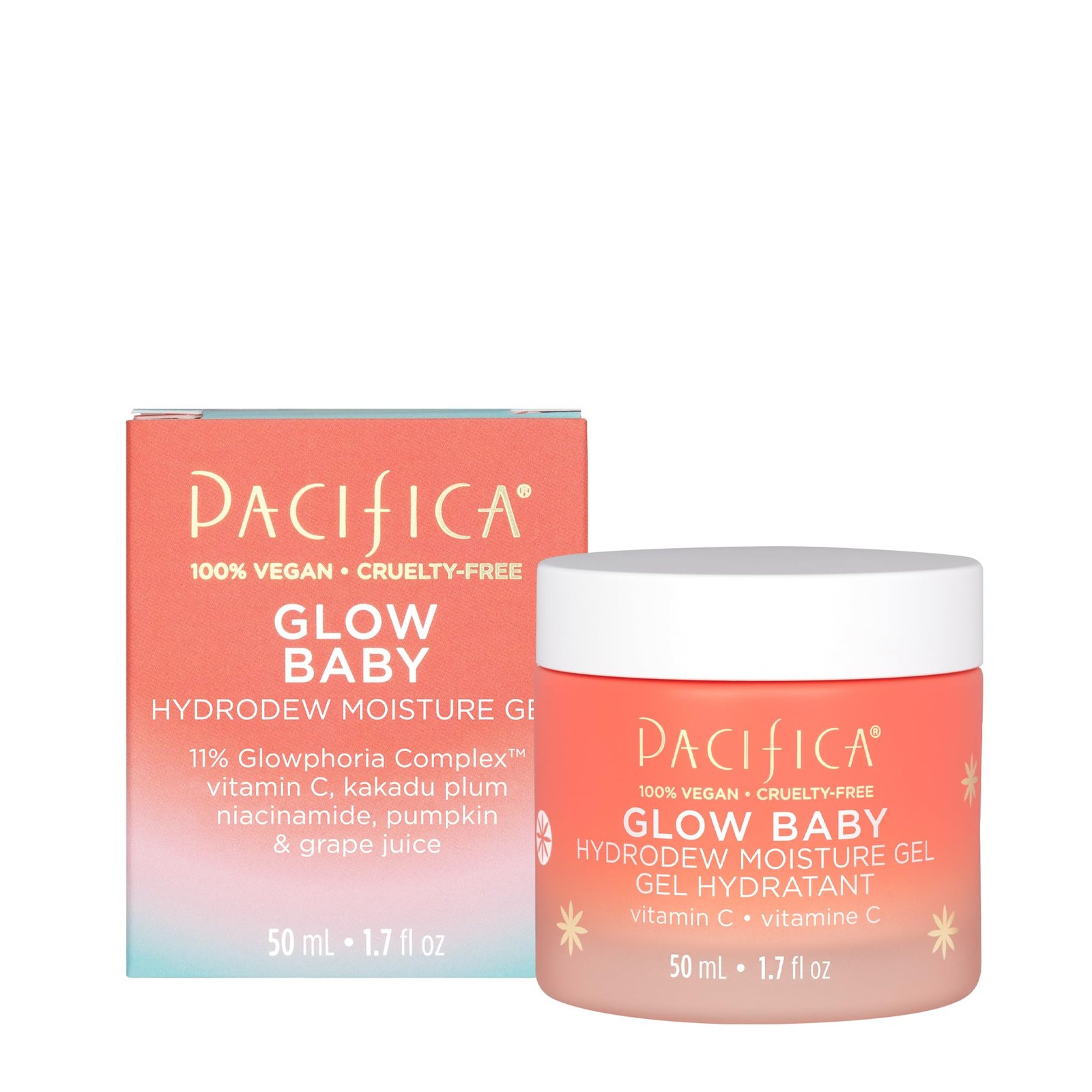 Pacifica Glow Baby Hydrodew Gel Moisturizer – Vitamin C & Niacinamide Dewy Face Gel for Glowing Skin, Lightweight Oil-Free Daily Moisturizer for Brightening & Hydration, Vegan & Clean Beauty Formula - Image 11