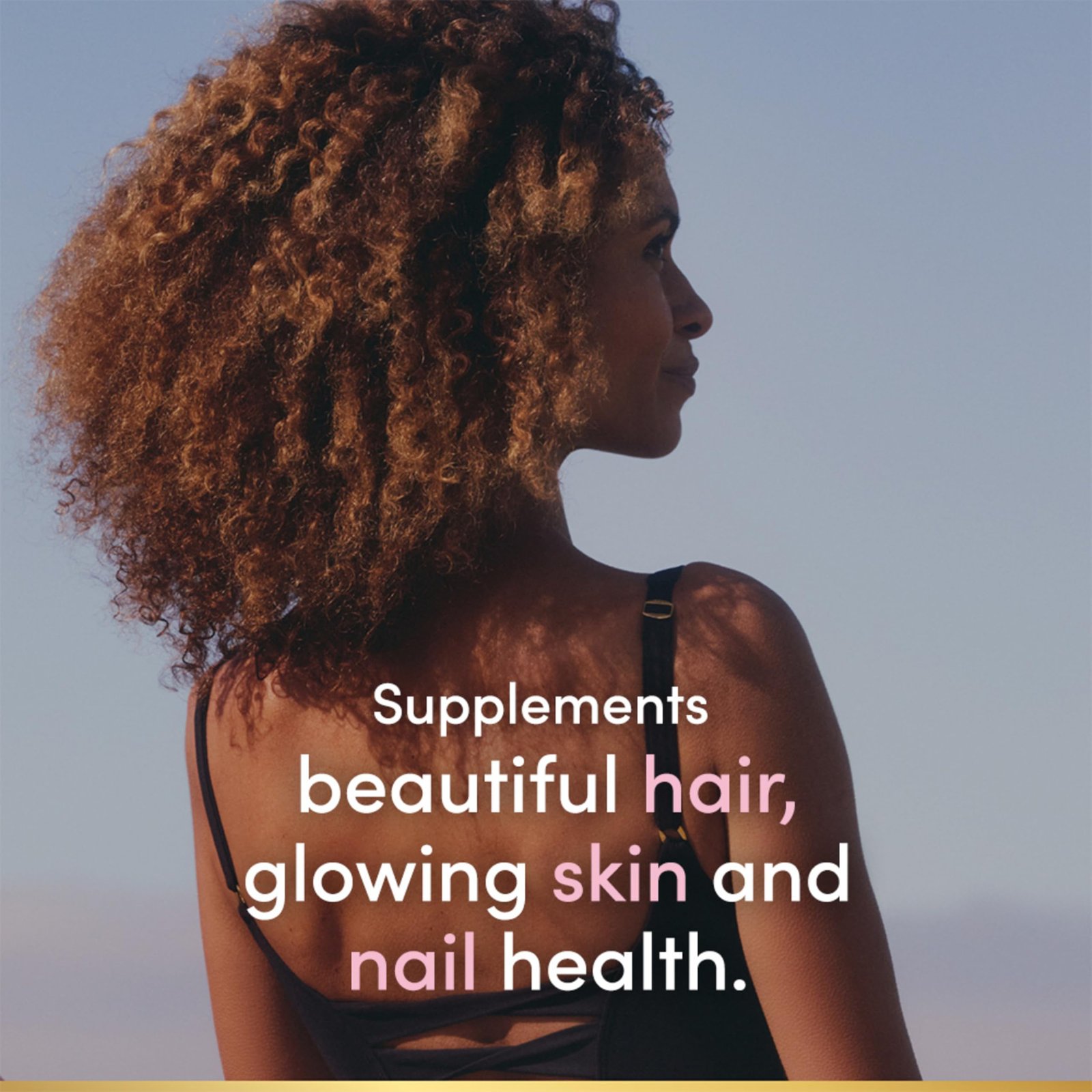 NATURE'S BOUNTY Hair, Skin & Nails, Helps Maintain Health of Hair, Skin & Nails, Helps Development of Bones, Teeth, Cartilage & Gums, Aids Wound Healing, Antioxidant, Strawberry Cream Flavour, 200 g - Image 4