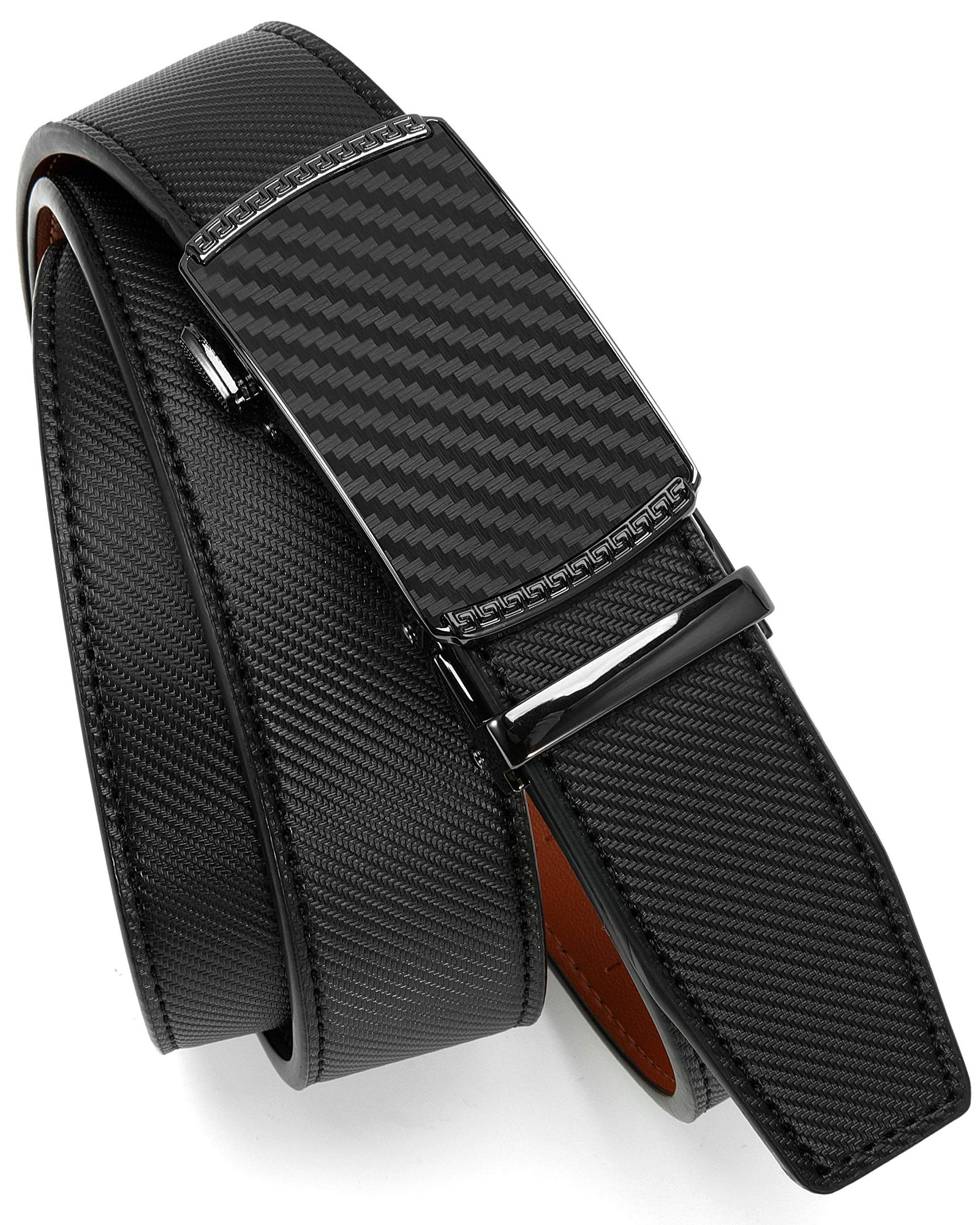 CHAOREN Mens Belt Leather Belts for Men Ratchet Belt, Customizable Fit (35mm) - Image 3