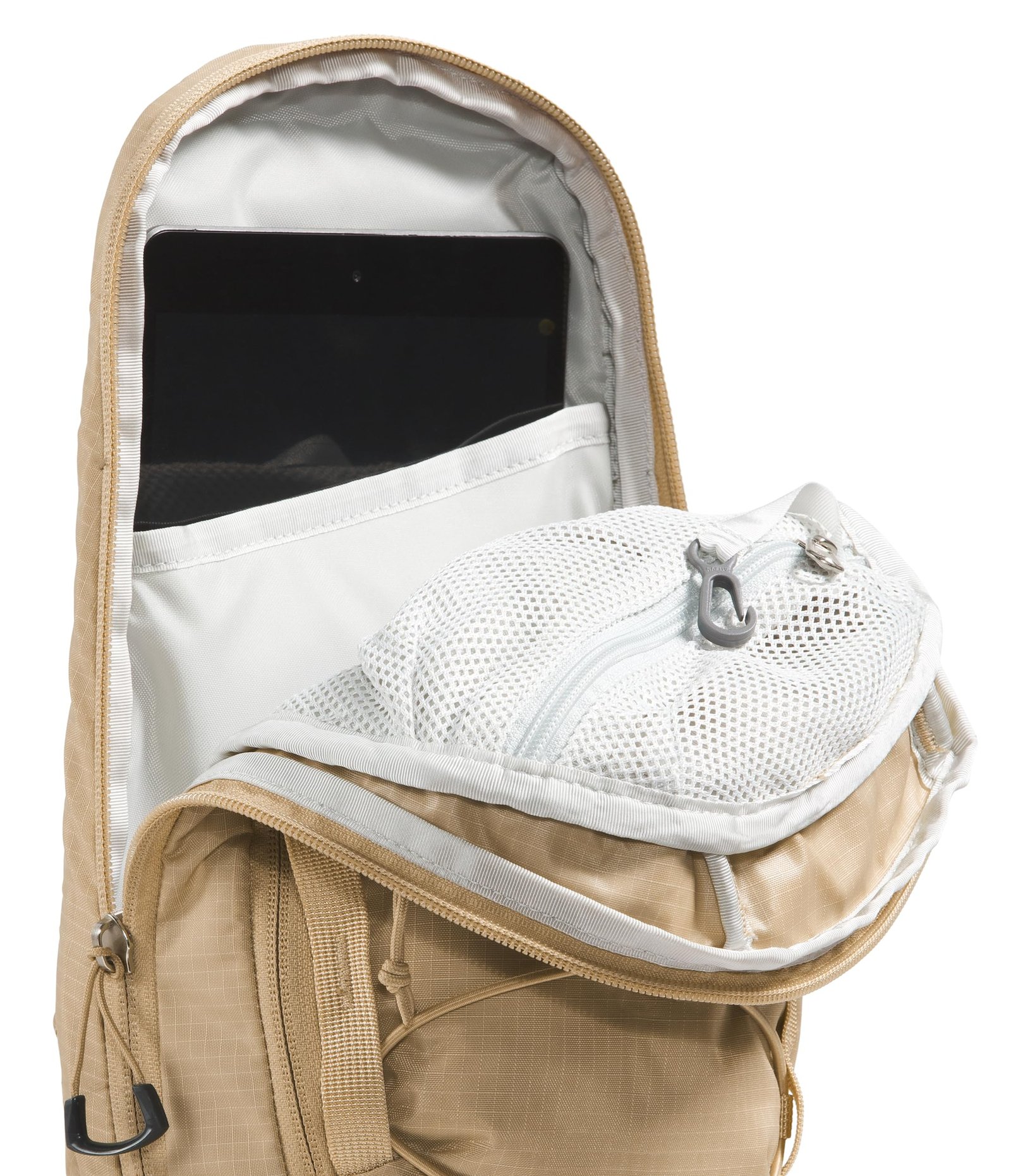 The North Face Borealis Sling Bag, Khaki Stone, One Size - Image 4