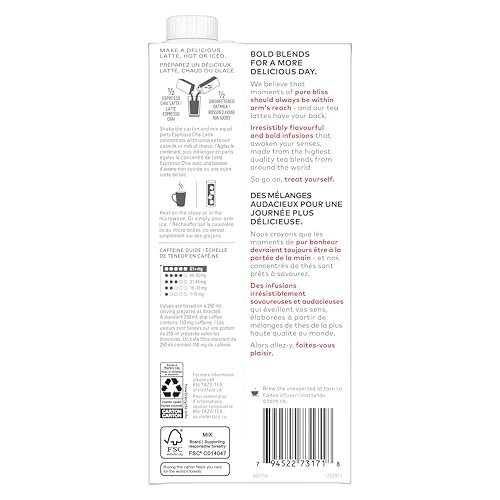 TAZO Chai Concentrate - 946 mL (Pack of 1), At Home Café Experience, Flavorful and Aromatic, Caffeinated, Enjoy Hot or Iced - Image 5