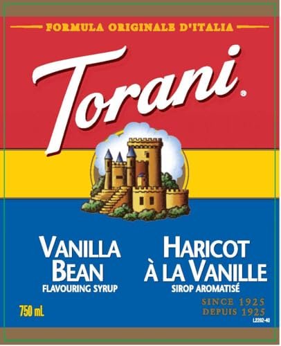 Torani Vanilla Bean Coffee Syrups, 0.75 L - Image 3