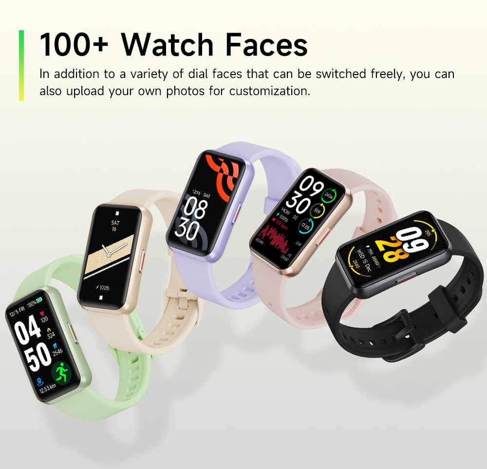 USMECBL Fitness Tracker, Blood Oxygen Heart Rate Sleep 24/7 Health Monitor/Calorie Steps Counter Pedometer Activity Smart watchs/Notifications for Android/iOS Men Women - Image 3