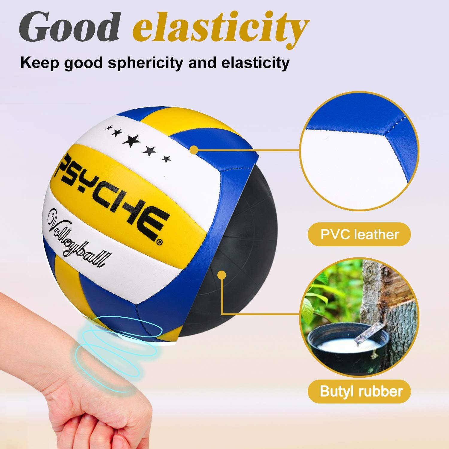 Volleyball Official Size 5,Soft Indoor Outdoor Volleyballs for Kids/Adults Gym Beach Games Play - Image 5