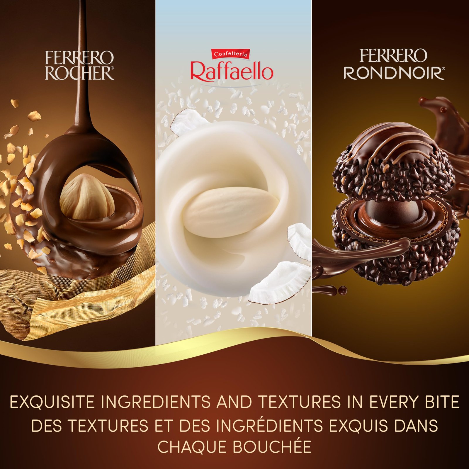 FERRERO COLLECTION Fine Assorted Chocolate and Coconut Confections; Gift Box; 15 Confections; 156 g - Image 3