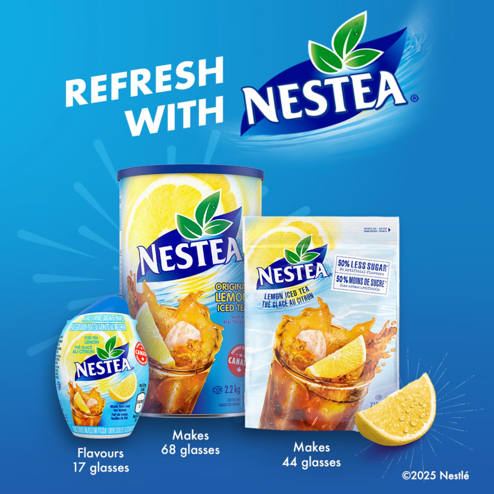 NESTEA Original Lemon Iced Tea Canister, 2.2 Kg (packaging might vary) - Image 5