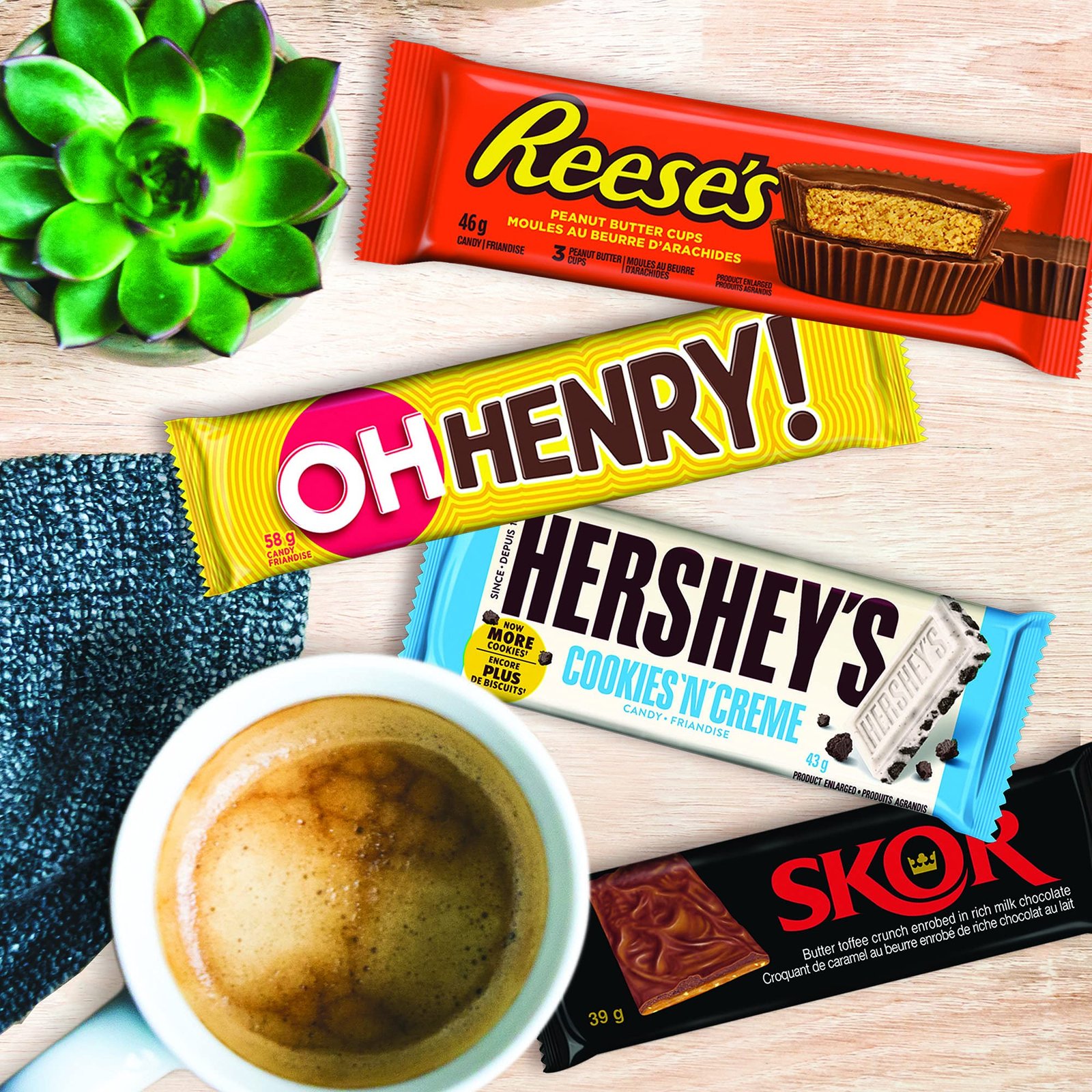 HERSHEY’S Full‑Size Chocolate Bars Variety Pack – 15 Bars, 705 g, Individually Wrapped Full Size for Valentine's Day gifting and sharing - Image 3