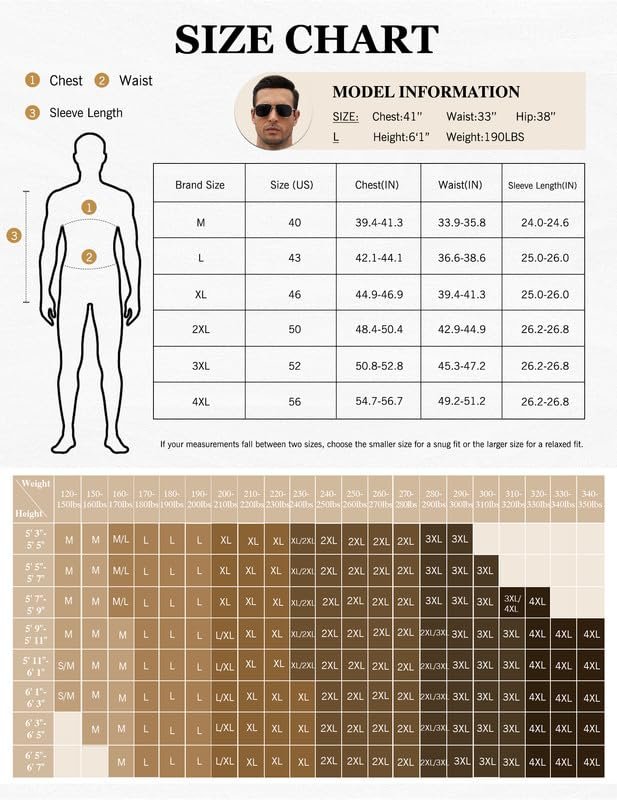 TARAINYA Henley Shirt Men Cotton 3-Button Casual Long Sleeve T-Shirt Slim Fit Big & Tall Army Green Black XL - Image 3