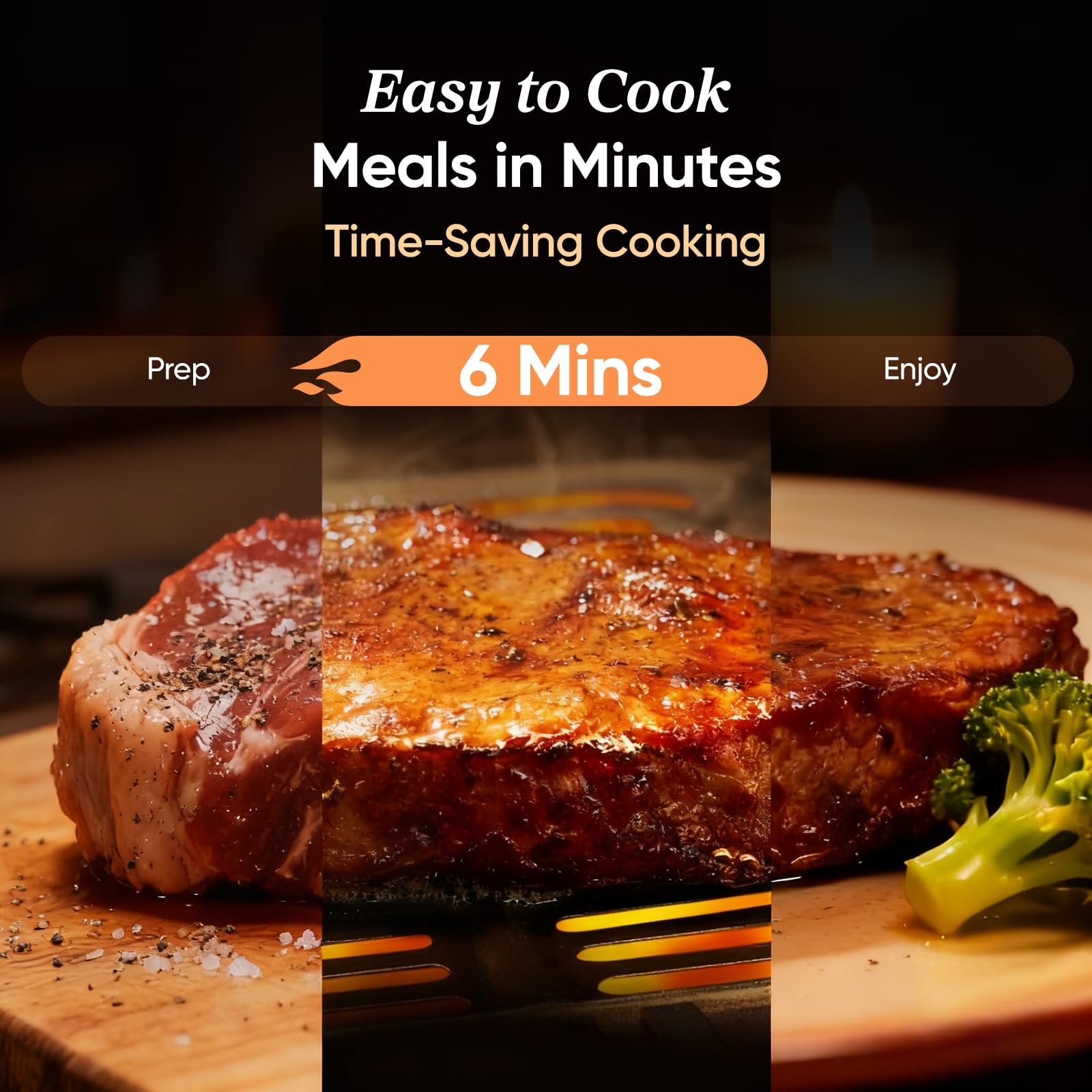 COSORI Air Fryer 5Qt(4.7L), 9-In-1 Less Oil Airfryer Oven, UP to 450℉, Quiet Operation, 30 Exclusive Recipes, Nonstick Basket, Compact, Dishwasher Safe - Image 5